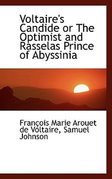 portada voltaire's candide or the optimist and rasselas prince of abyssinia (en Inglés)