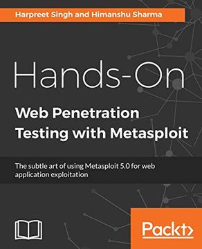 portada Hands-On web Penetration Testing With Metasploit: The Subtle art of Using Metasploit 5. 0 for web Application Exploitation (Paperback or Softback) (en Inglés)