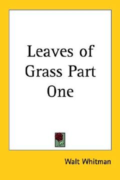 portada leaves of grass part one (en Inglés)