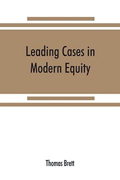 portada Leading Cases in Modern Equity (en Inglés)