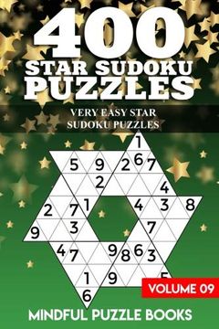 portada 400 Star Sudoku Puzzles: Very Easy Star Sudoku Puzzles (Volume 9) (in English)