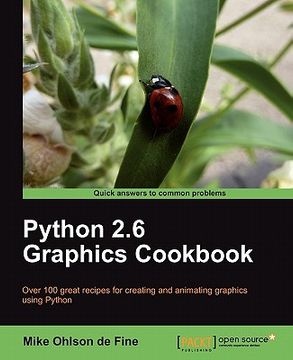 portada python 2.6 graphics cookbook (in English)