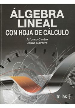 portada álgebra lineal con hoja de cálculo
