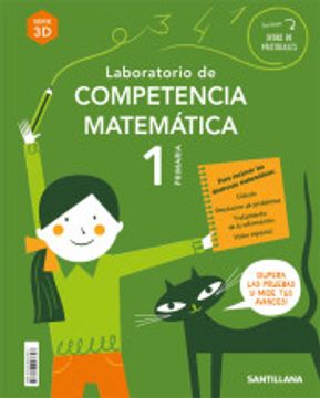 portada Laboratorio de Competencia Matematica Serie 3d 1 Primaria (in Spanish)