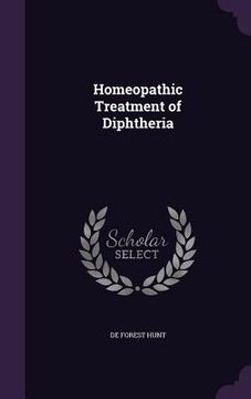 portada Homeopathic Treatment of Diphtheria (in English)