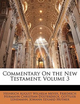 portada commentary on the new testament, volume 3 (en Inglés)
