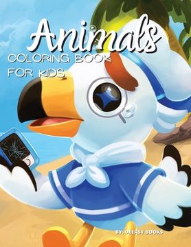 portada Animals Coloring Book For Kids (en Inglés)