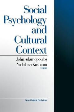 portada social psychology and cultural context