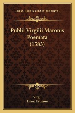 portada Publii Virgilii Maronis Poemata (1583) (en Latin)