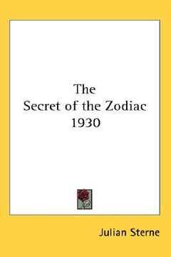 portada the secret of the zodiac 1930 (en Inglés)