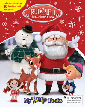 portada Rudolph the Red Red-Nosed Reindeer My Busy Book (in English)
