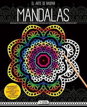 portada Iníciate en el Arte de Raspar. Mandalas 1 (Raspa Mandalas)