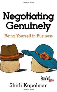 portada Negotiating Genuinely: Being Yourself in Business (en Inglés)