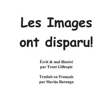 portada Les Images ont disparu! (in French)
