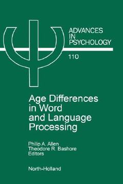 portada age differences in word and language processing (en Inglés)