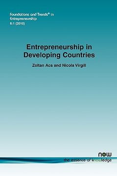 portada entrepreneurship in developing countries (in English)