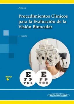 portada Procedimientos Clínicos Para la Evaluación de la Visión Binocular / 2 ed (Incluye Versión Digital)