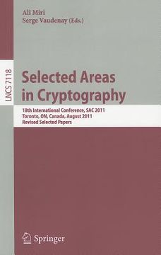 portada selected areas in cryptography (en Inglés)