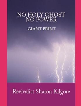 portada No Holy Ghost, No Power In Giant Print (en Inglés)