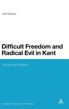 portada difficult freedom and radical evil in kant