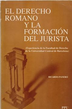 portada Derecho Romano y la Formacion del Jurista, el