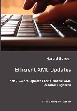portada efficient xml updates- index-aware updates for a native xml database system (en Inglés)