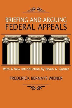portada briefing and arguing federal appeals (en Inglés)