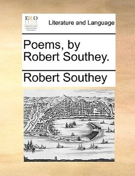 portada poems, by robert southey. (en Inglés)