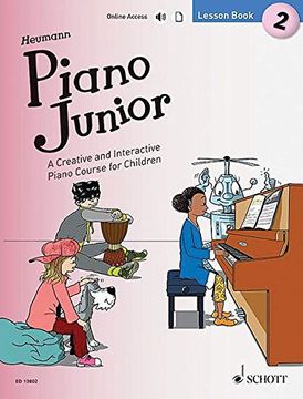 portada Piano Junior: Lesson: A Creative and Interactive Piano Course for Children: Book 2