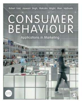 portada Consumer Behaviour: Applications in Marketing (in English)