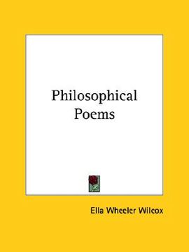 portada philosophical poems (in English)