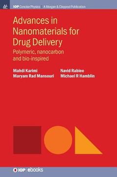 portada Advances in Nanomaterials for Drug Delivery: Polymeric, Nanocarbon, and Bio-inspired (en Inglés)