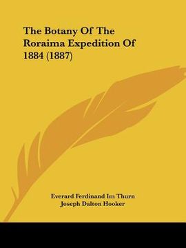 portada the botany of the roraima expedition of 1884 (1887) (in English)