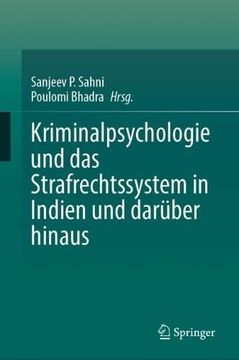 portada Kriminalpsychologie Und Das Strafrechtssystem in Indien Und Darüber Hinaus (en Alemán)