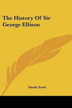 portada the history of sir george ellison (in English)
