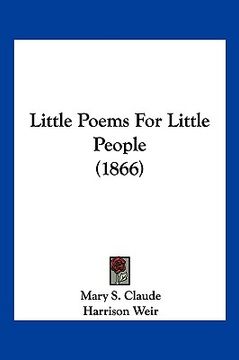 portada little poems for little people (1866) (en Inglés)