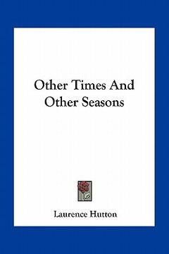 portada other times and other seasons (en Inglés)