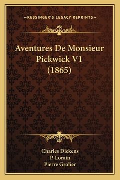 portada Aventures De Monsieur Pickwick V1 (1865) (in French)