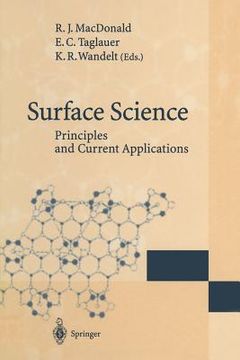 portada surface science: principles and current applications (en Inglés)
