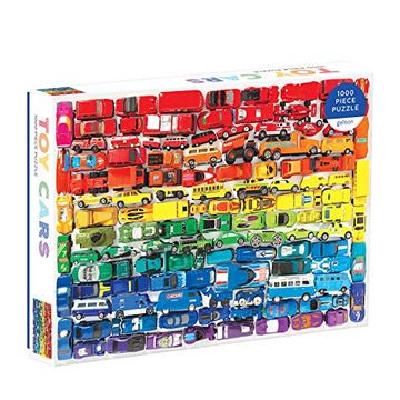 portada Rainbow toy Cars 1000 pc Puzzle: Rainbow toy Cars 