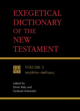 portada Exegetical Dictionary of the new Testament (in English)