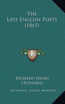 portada the late english poets (1865) (en Inglés)