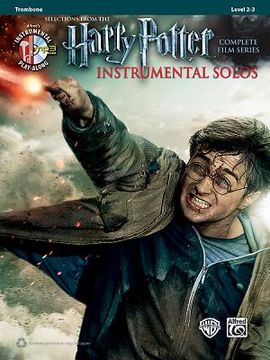 portada Harry Potter Instrumental Solos: Trombone, Book & CD (Pop Instrumental Solo Series) 