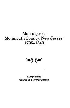 portada marriages of monmouth county, new jersey, 1795-1843
