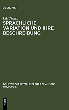portada Sprachliche Variation und Ihre Beschreibung (en Alemán)