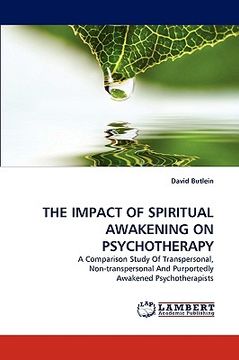 portada the impact of spiritual awakening on psychotherapy (in English)