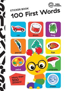 portada Baby Einstein: 100 First Words Sticker Book (en Inglés)
