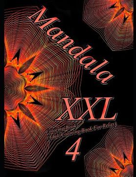 portada Mandala XXL 4 - Coloring Book (Adult Coloring Book for Relax) (in English)