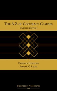 portada The A-Z of Contract Clauses (en Inglés)