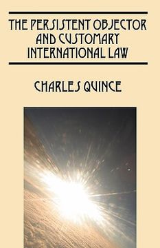 portada the persistent objector and customary international law (en Inglés)